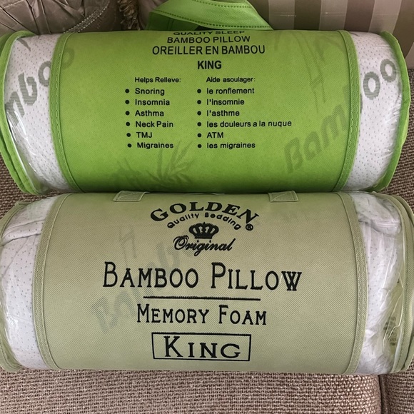 🆕 Bamboo memory pillow - King size - Picture 4 of 5